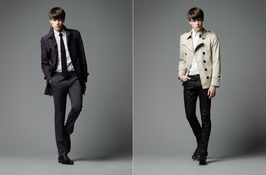 menswear 2012 burberry black label spring summer