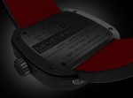 The Seven Friday P3 is the only one with the contrast red accent on the underside of the watch band.