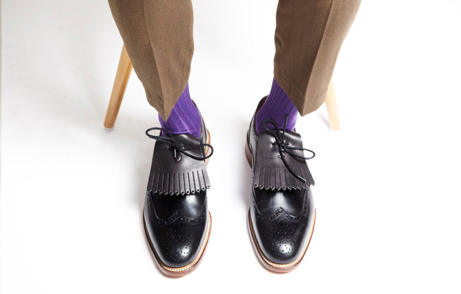 Oliver Sweeney Kilties in grey.