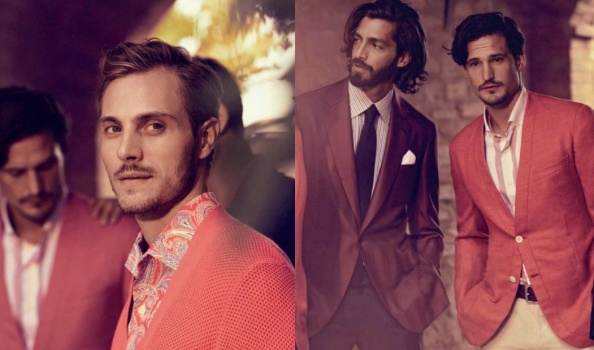 The Brioni men avoid the sometimes 