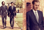 Downton-esque, dark, elegant office wear for sombre affairs are also part of the Brioni SS13 ensemble.