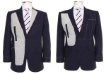 Left: Fully canvassed Right: Half canvassed. Image: Montagio Custom Tailoring Australia.