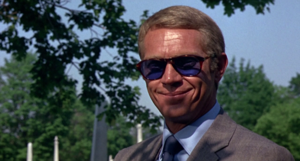 His classic Persol shades.