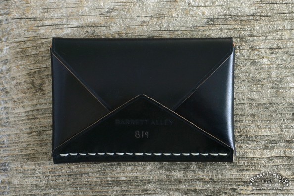 Barrett Alley Black shell cordovan Disciple Wallet 1