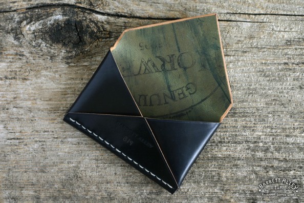 Barrett Alley Black shell cordovan Disciple Wallet 2