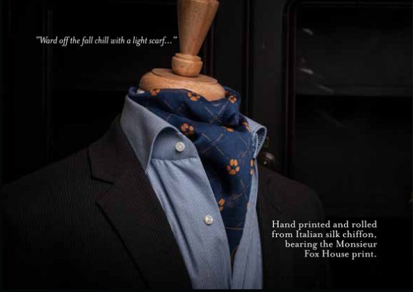 whimisical accessories- monsieur fox cufflinks and pocket squares 2