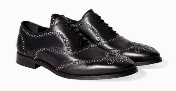 alternative black tie - studded oxford shoes