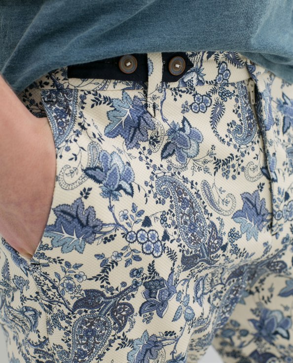 Zara Printed Cotton Trousers. Ref. 0706/460