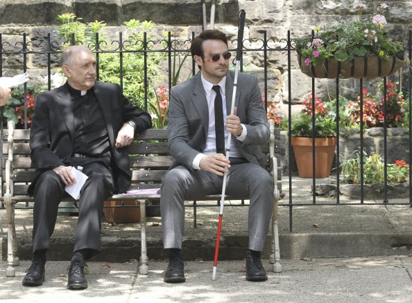His shoes are simple oxfords (not brogues) and honestly, they leave much to be desired.