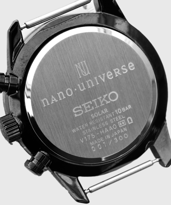 Seiko x Nano Bespoke Black StealthChrono 5