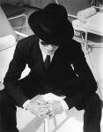 David Bowie, pictured 1994 with hat. Something only seen in Pitti Uomo some 20 years later.