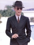 David Bowie's the width of his neck tie in 1994 was closer to that of the Beetle's in the 80s but again, he knew when and how to ride the waves of existing trends.